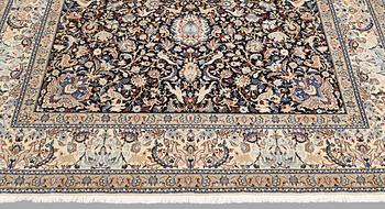 A Nain carpet, part silk, so-called 6 LAA, approx. 324 x 210 cm.