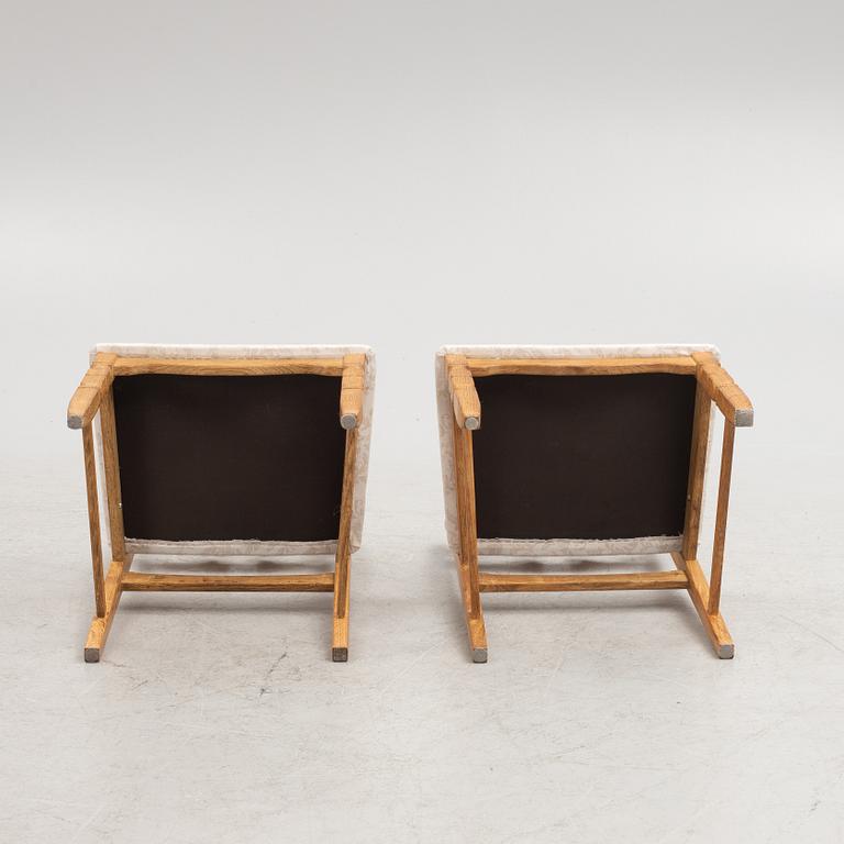 Henning Kjaerulf, six "Razor Blade" chairs, Denmark, second half of the 20th century.