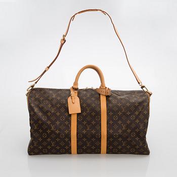 Louis Vuitton, 'Keepall 55 bandoulière', weekend bag.