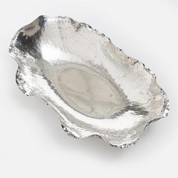 Bowl, silver, Italy, mid-20th century.