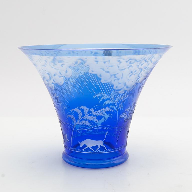 Edward Hald, a 'Åskvädret', Orrefors, 1966.