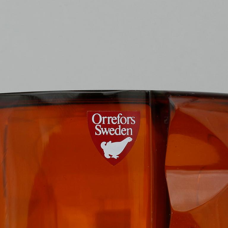 VAS, glas, Erika Lagerbielke, Orrefors, numrerad och signerad.