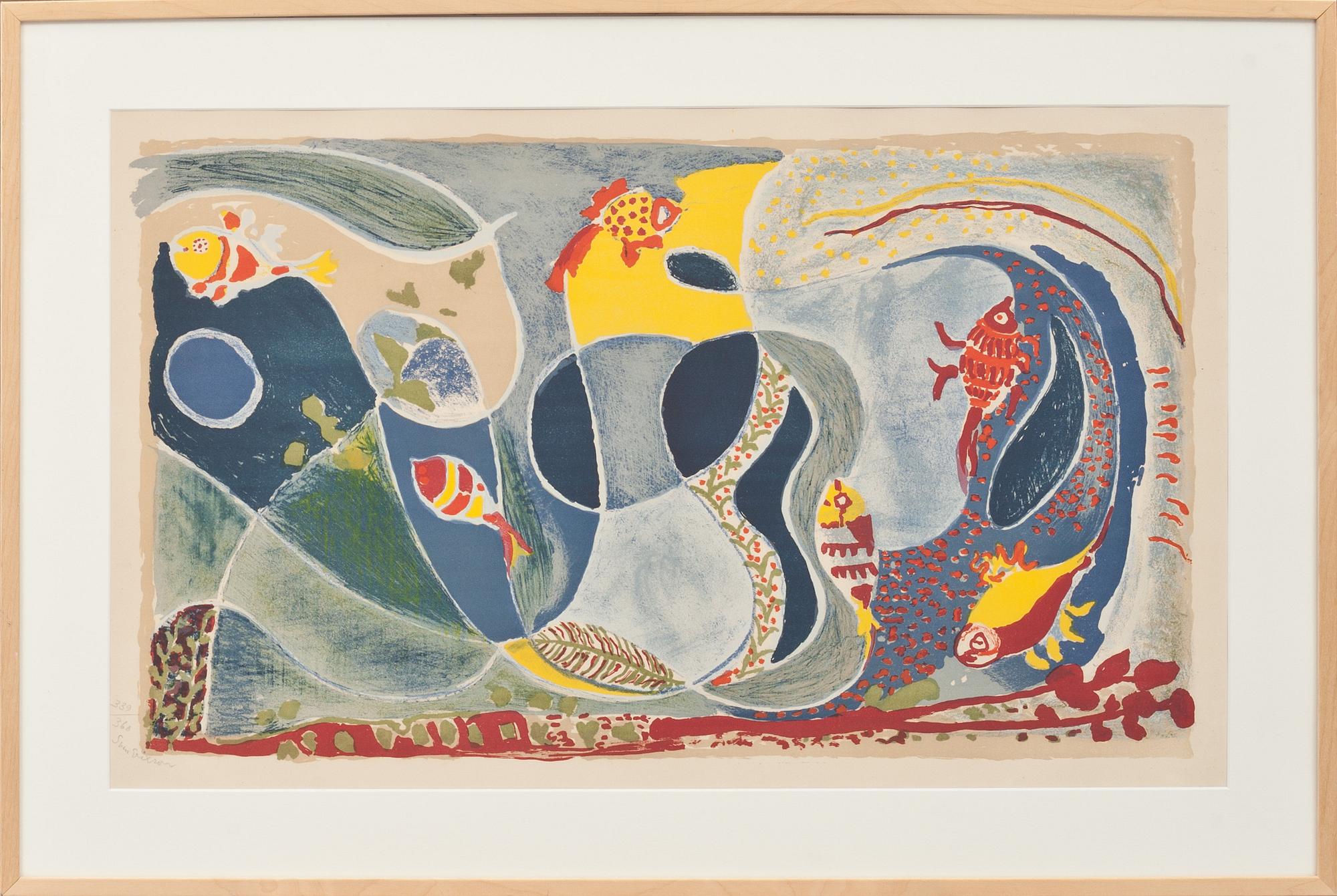 SVEN X:ET ERIXSON, färglitografi, signerad och numrerad 339/360.