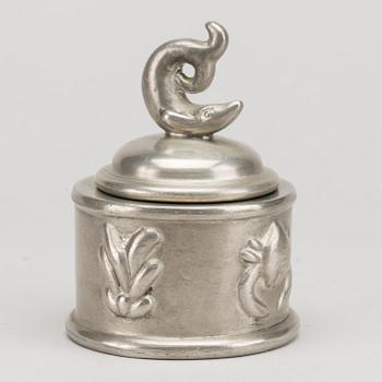 A Swedish Svenskt Tenn pewter ink stand 1925.