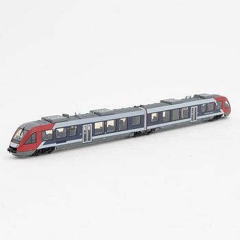 Märklin, rälsbuss, modellnr 37732, spår H0, i kartong.