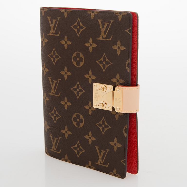 Louis Vuitton, A Monogram canvas Notebook cover 'Paul'.