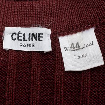 CÉLINE, cardigan. Storlek 44.