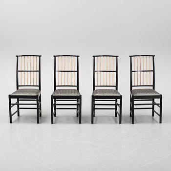 Josef Frank, a set of 10 model 2025 chairs, Firma Svenskt Tenn.