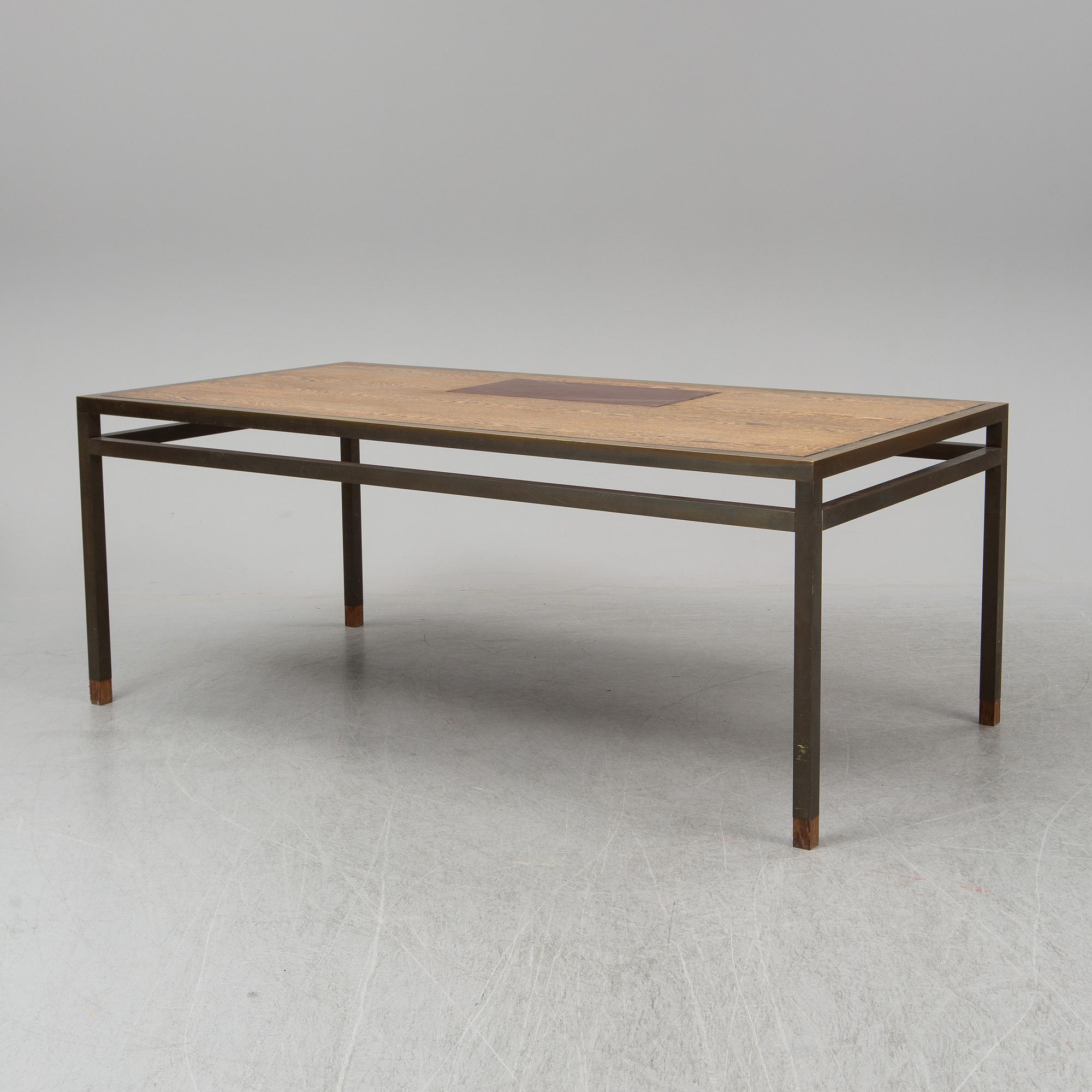 A Danish wengé wood desk, 1960's/70's.