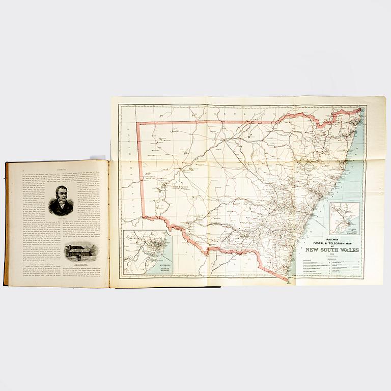 Andrew Garran 'Picturesque atlas of Australasia', 1st edition, 3 volume set, Sidney 1886-88.