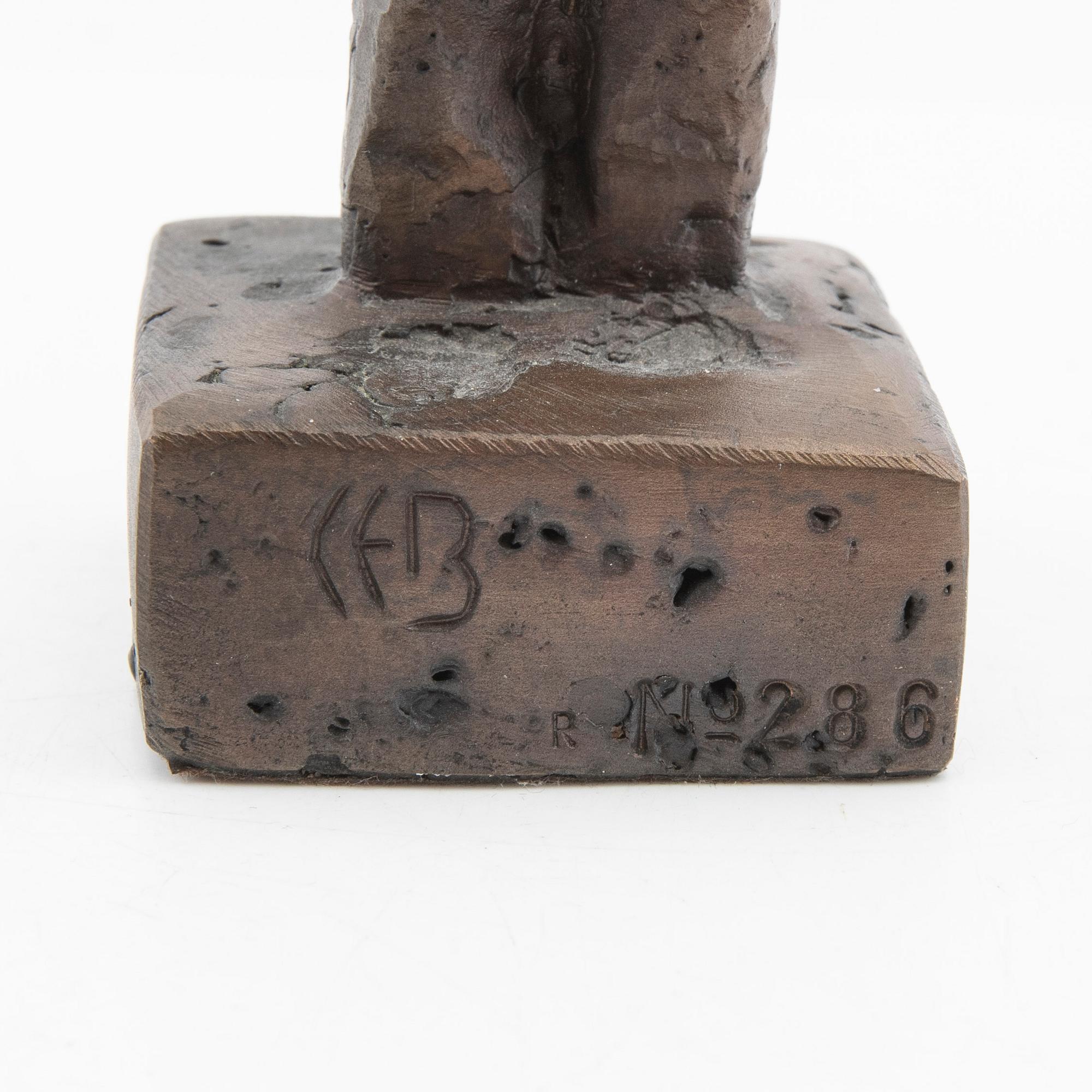 Carl-Einar Borgström, sculpture, "The Ballet Girl".