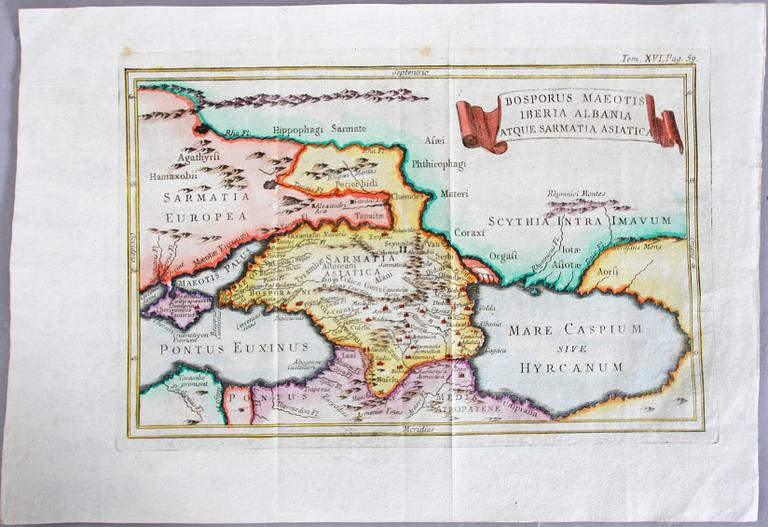 KARTA, Emanuel Bowen, 1749.