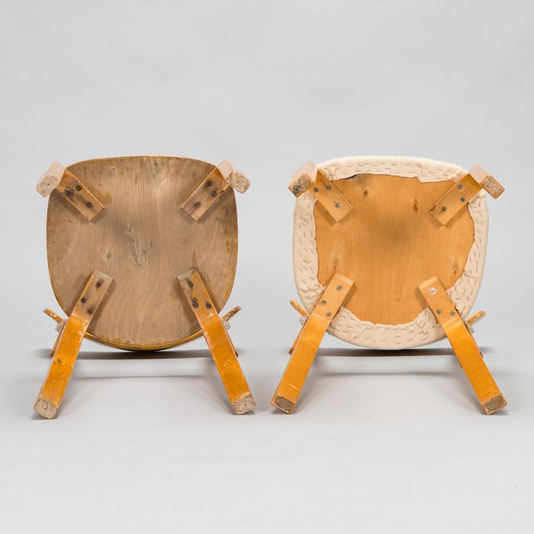 Alvar Aalto, two mid-20th century '69' chairs for O.Y. Huonekalu- ja Rakennustyötehdas A.B.