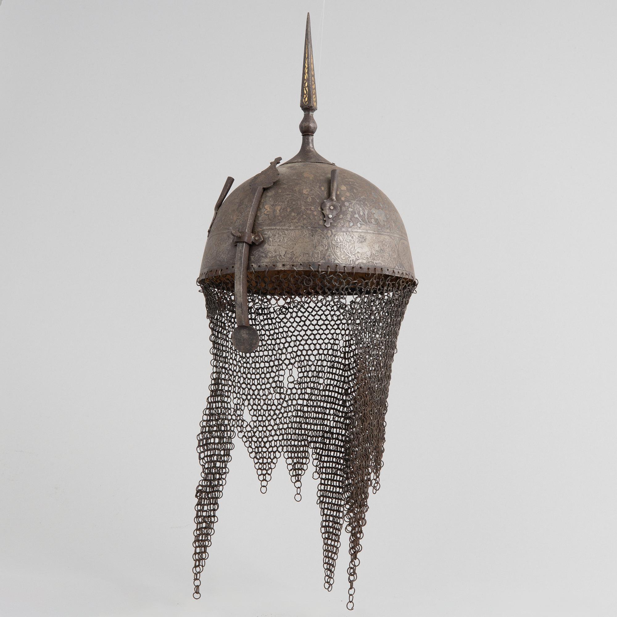A Persian Khula Khud, 19th century.