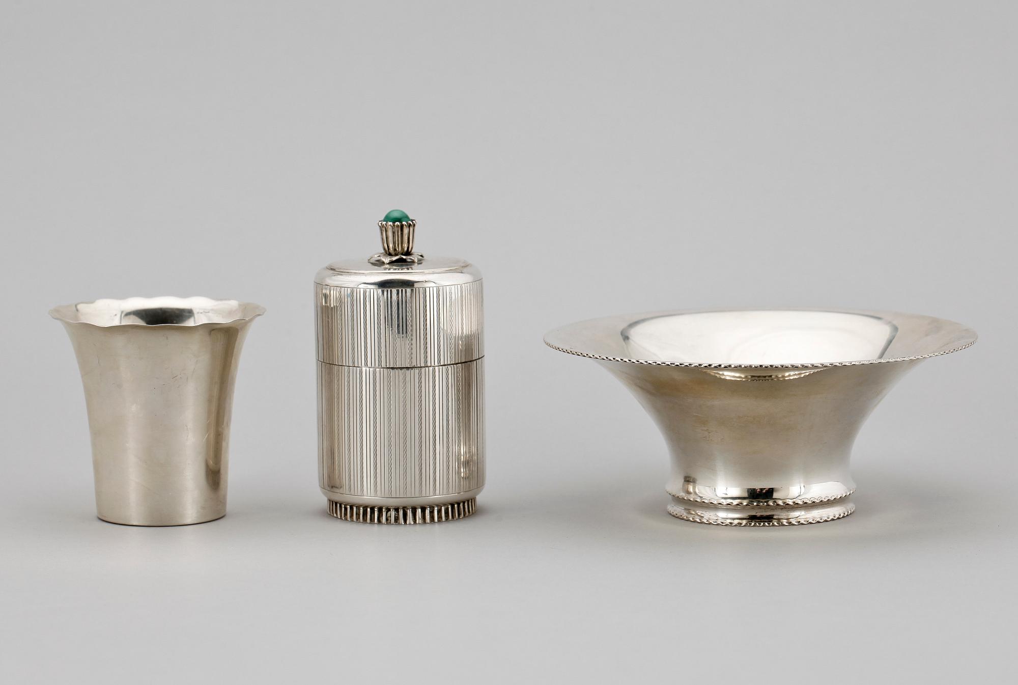 PARTI SILVER, 3 delar. 1900-tal.
