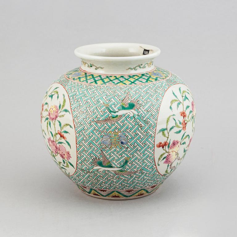 A chinese vase, 20th Century.