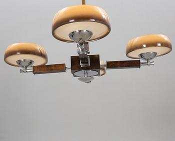 TAKLAMPA, funkis, 1930/40-tal, Meissen.