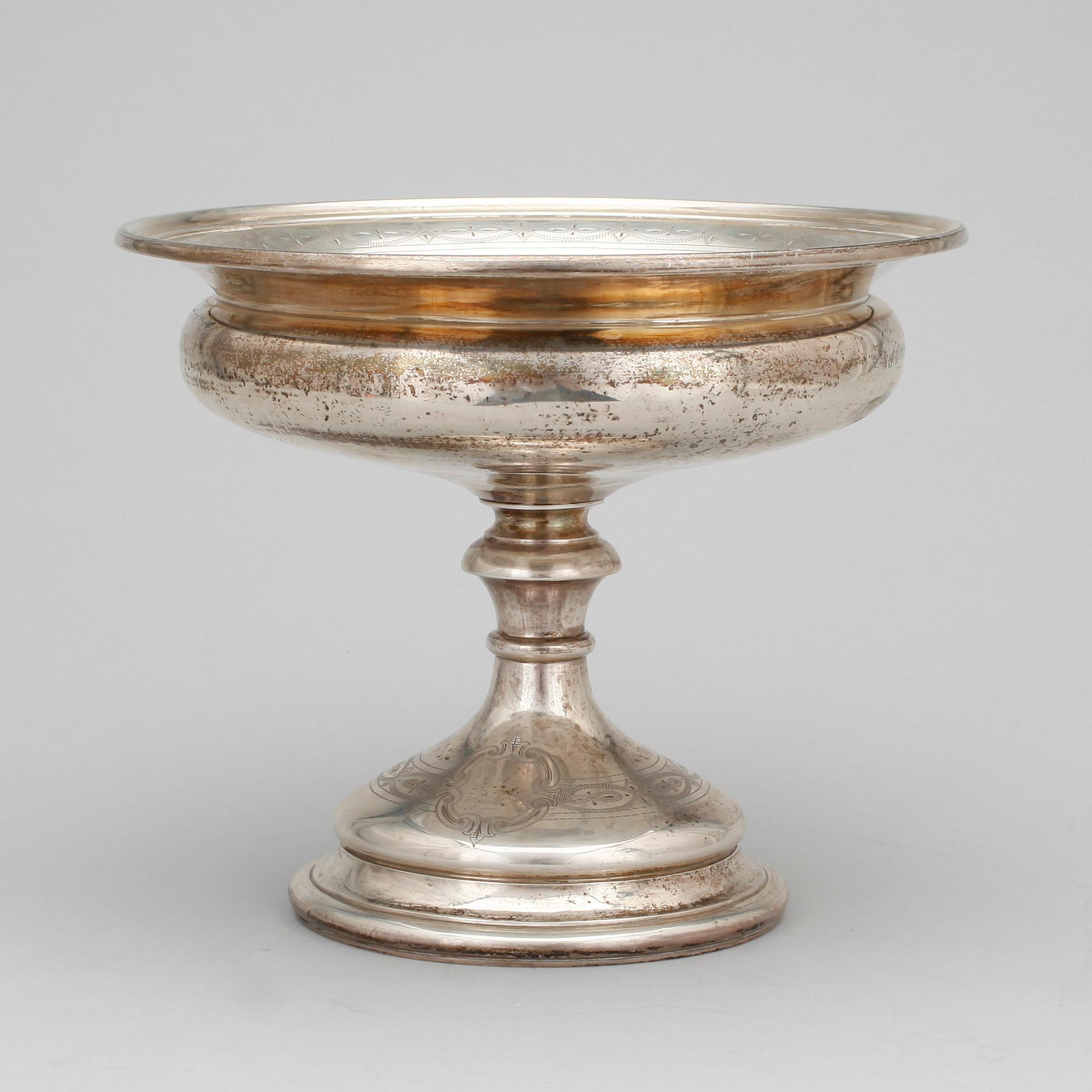 SKÅL, silver, L. Larson & Co, Stockholm, 1872,