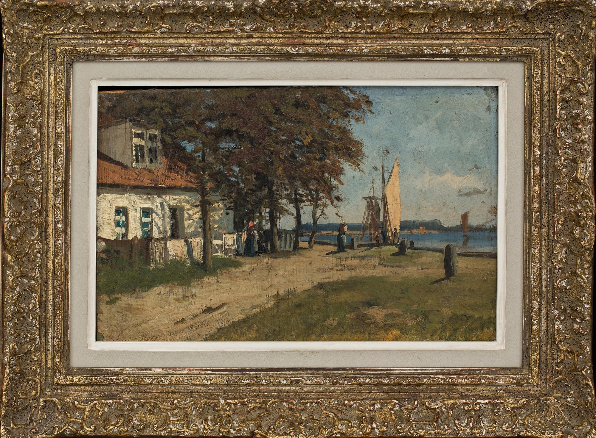 FRITHJOF SMITH-HALD, a signed oil on board.