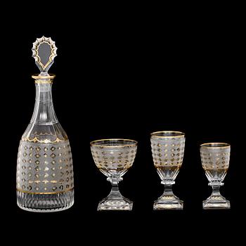 A Swedish Kosta 'Odelberg' 50 pieces glass service.