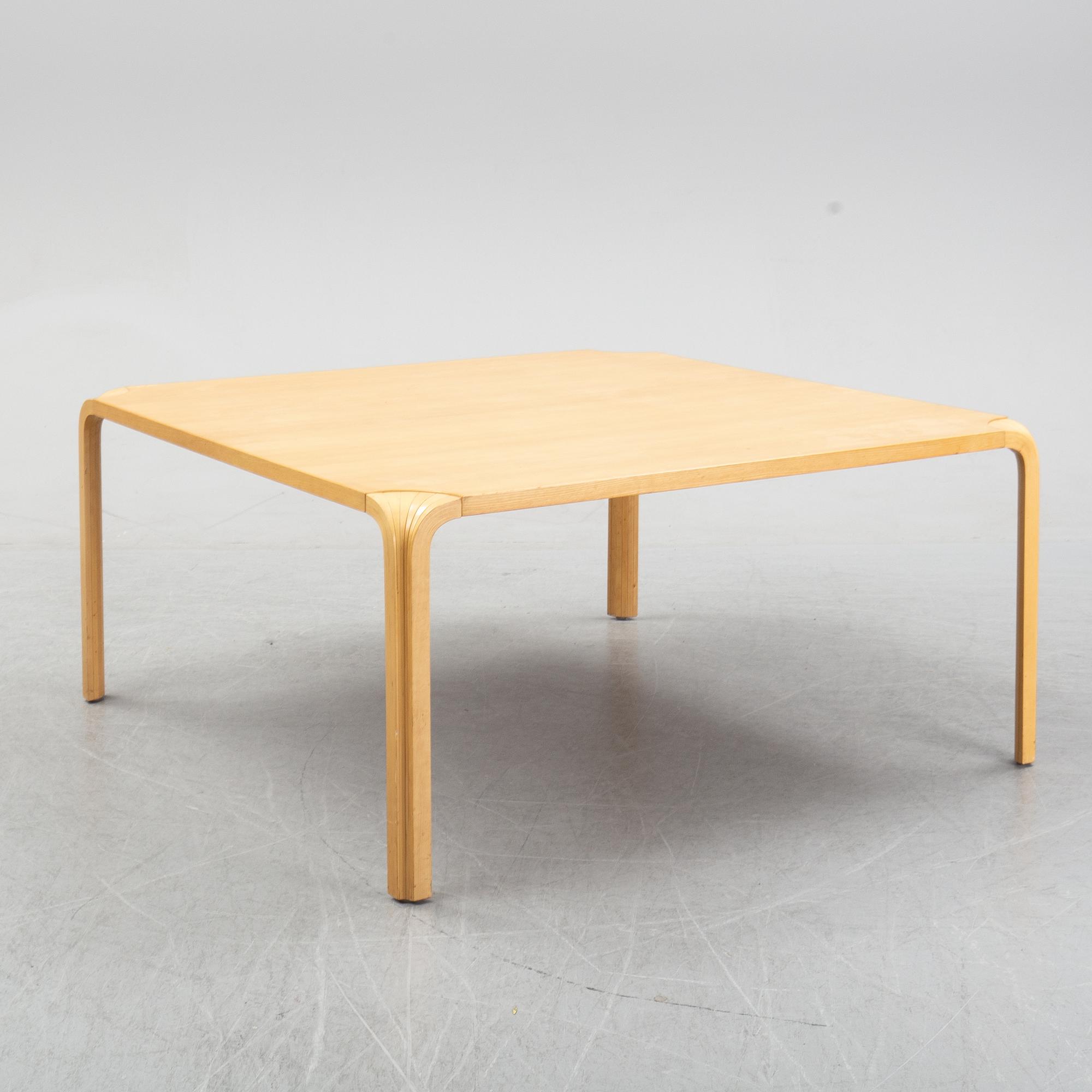 Alvar Aalto, a 'Fan leg table', Artek, Finland.
