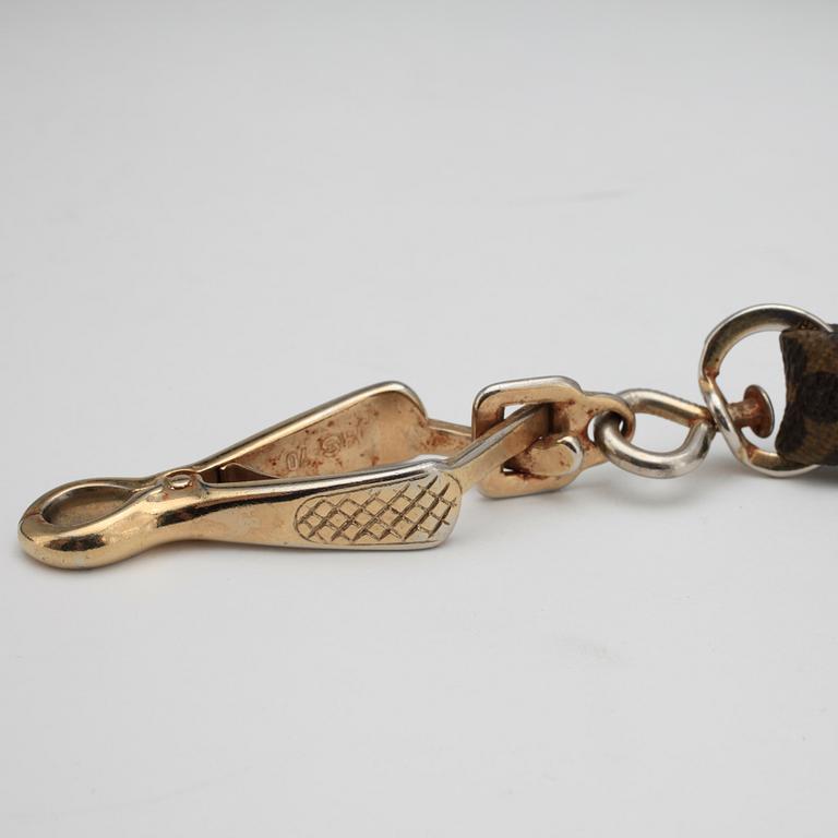 LOUIS VUITTON, a Monogram canvas dog leash.