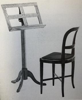 Carl Malmsten, four Swedish Grace chairs for the Stockholm Concert Hall, Nordiska Kompaniet, Sweden 1926.