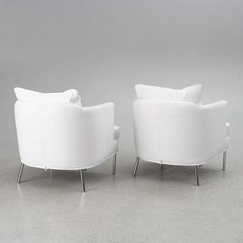 Armchairs, a pair, "Julia", Sits, contemporary.