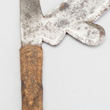 THROWING KNIFE, Zande, Nzakara, Central Africa.