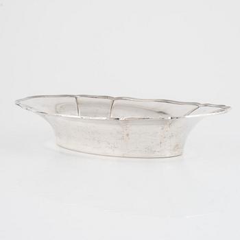 A silver bowl, 20th Century.