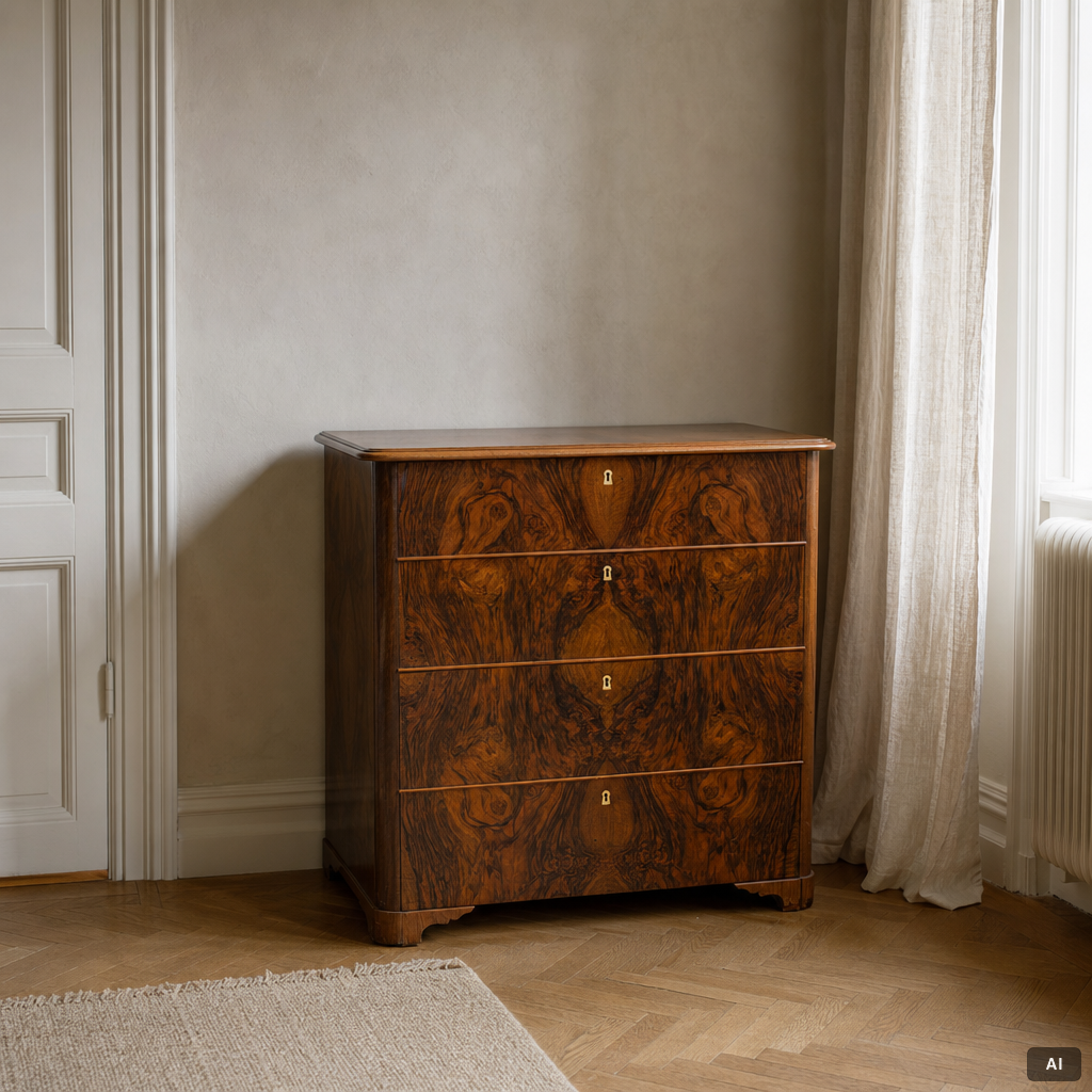 Chest of drawers, late 19th century.