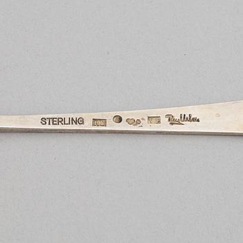 Serveringsspadar, 3 st, silver, bl.a. Wiwen Nilsson, Lund, 1928, 1932, samt marmeladspade Rey Urban, Stockholm, 1971.