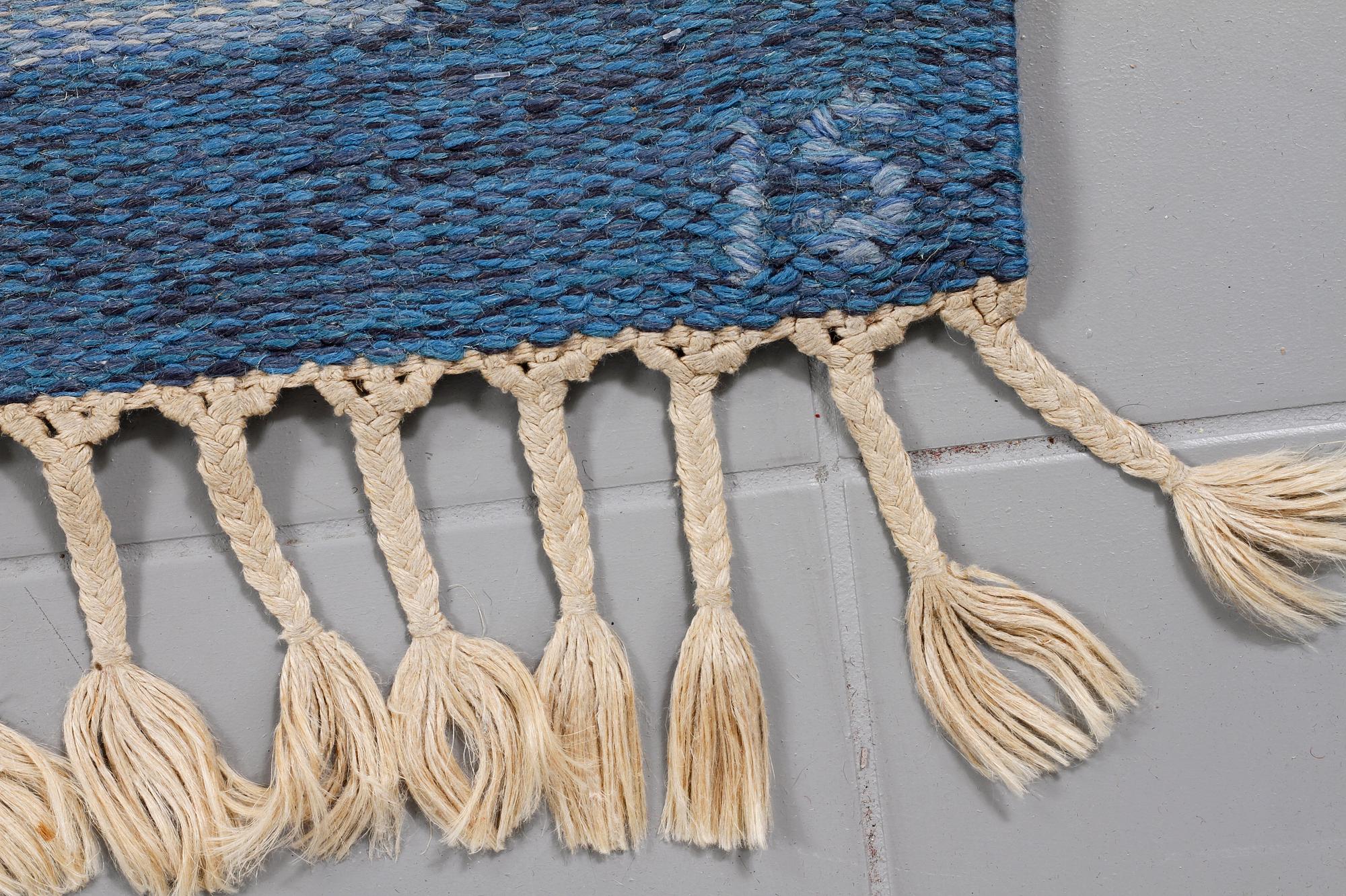 A flatweave by Ingegerd Silow, signed IS, second half of the 20th century, 232 x 170 cm.