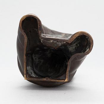 Carl Wilhelms, skulptur, brons, signerad och daterad 1945.