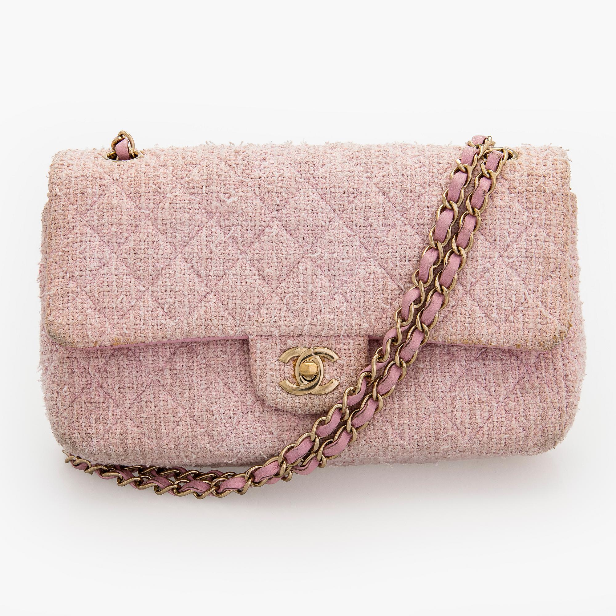 Chanel, väska, "Tweed Medium Double Flap Bag", 2021.
