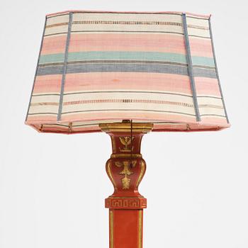 Carl Malmsten, golvlampa, Swedish Grace, snickarmästare Albin Johansson, Stockholm, för Villa Kvikkjokk, 1927.