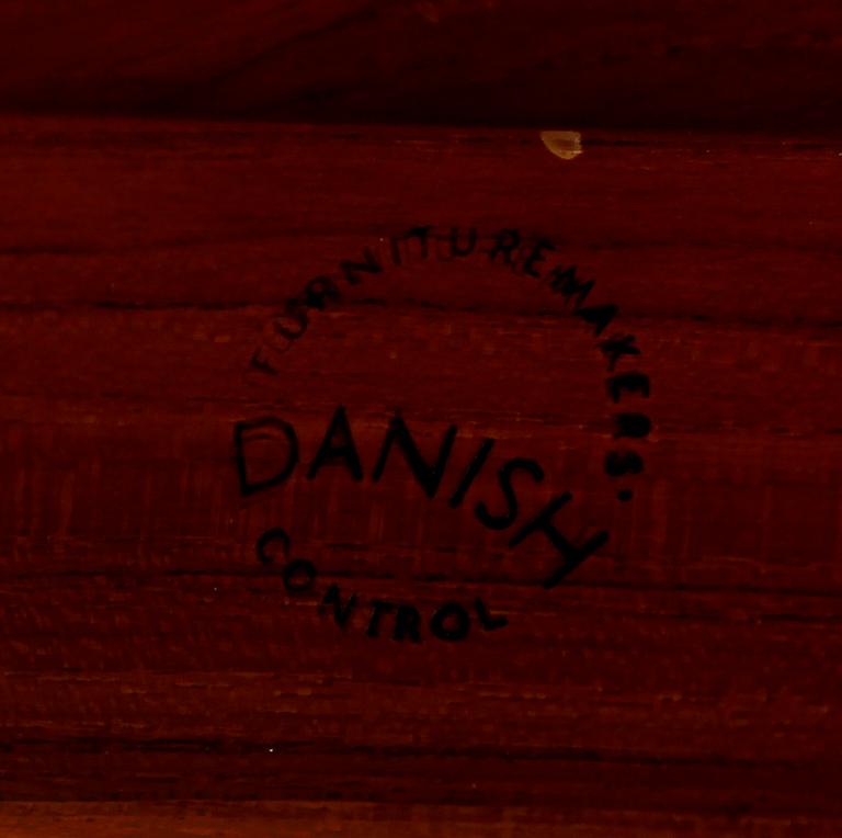 FÅTÖLJER, 1 par, Danmark, 1900-talets andra hälft.