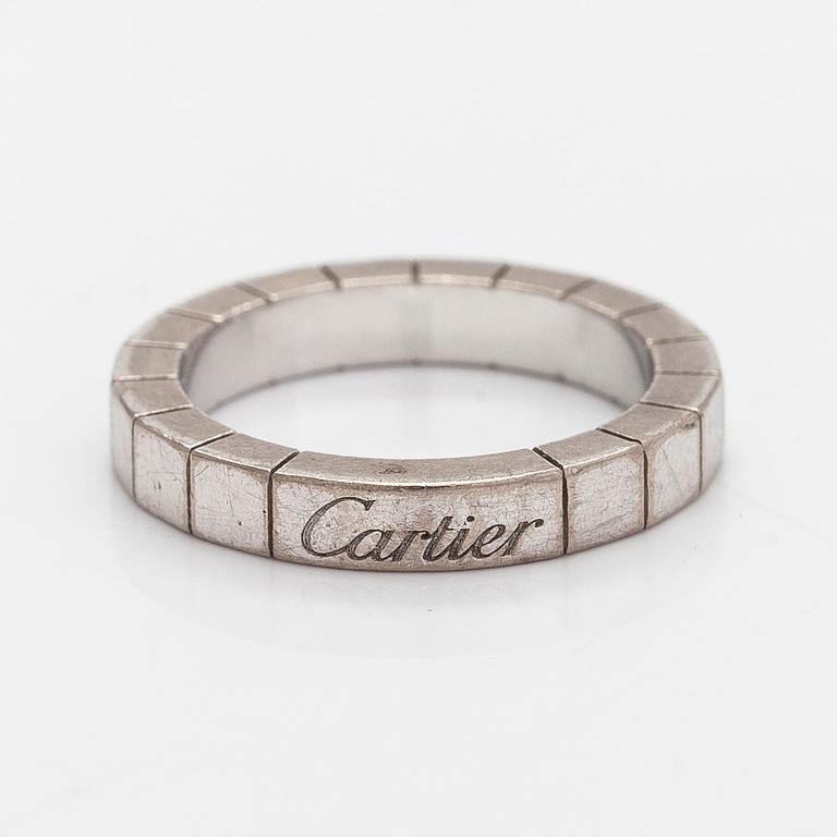 Cartier, sormus, Lanieres, 18K valkokultaa.