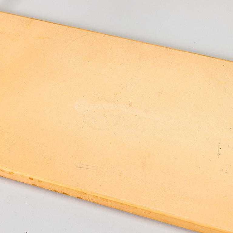 Alvar Aalto, vägghyllor, 2 st, modell 112/L för O.Y. Huonekalu- ja Rakennustyötehdas A.B 1900-talets mitt.