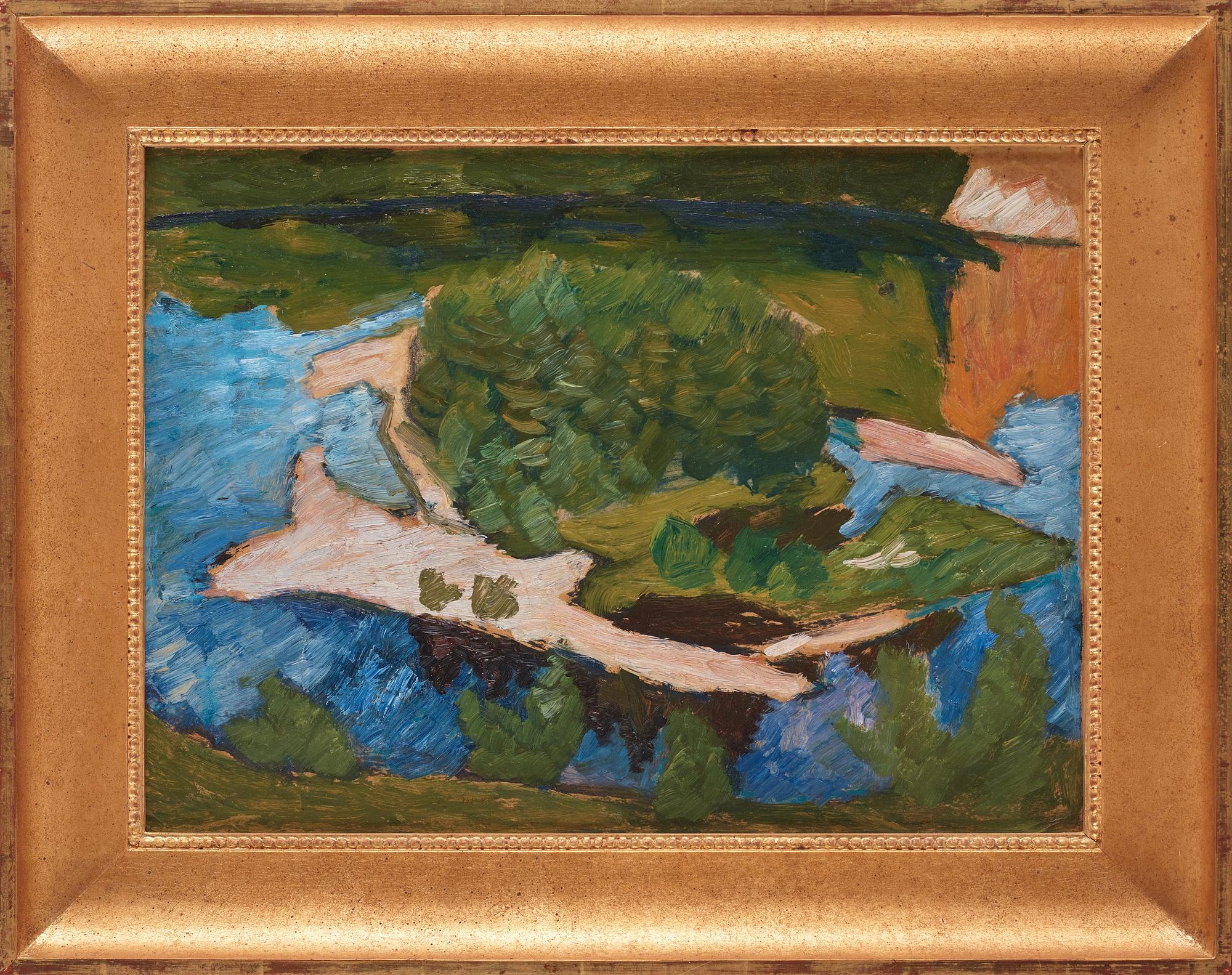 Helmer Osslund, "Ångermanländskt landskap" (Landscape Ångermanland).