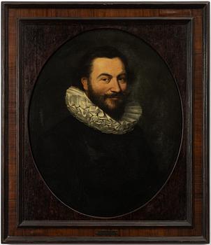 Dutch school, probably 17th century, Gentleman with a millstone collar.