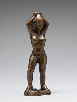 SIGGE BERGGREN, skulptur brons. Signerad.