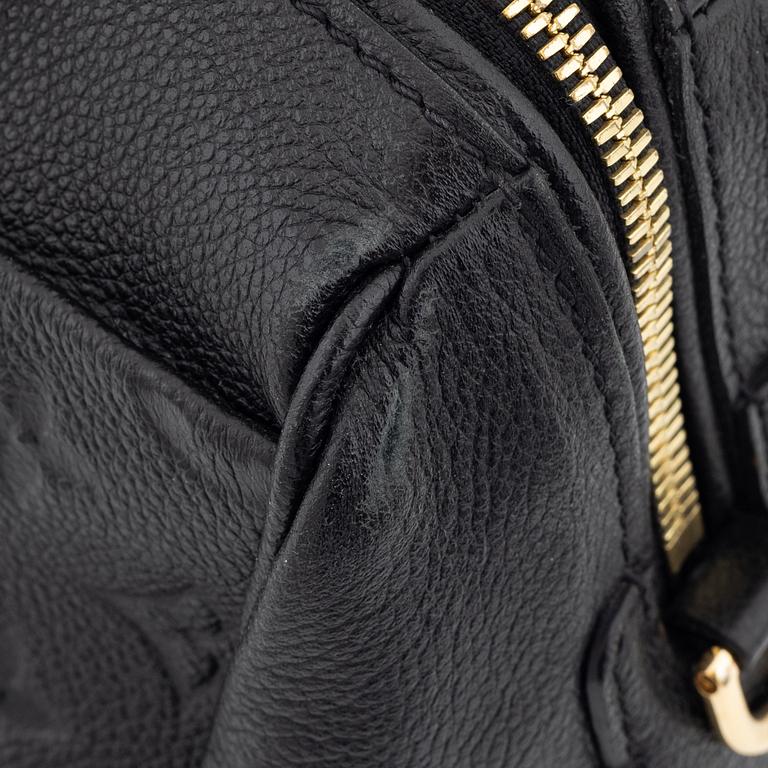 Louis Vuitton, a black Monogram Empreinte leather 'Speedy 25' handbag, 2016.
