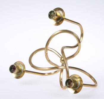 KANDELABER, mässing, "Knuten", Josef Frank, Svenskt Tenn.