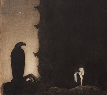 John Bauer, ”Här har du allt, som återstår av mina kläder”.