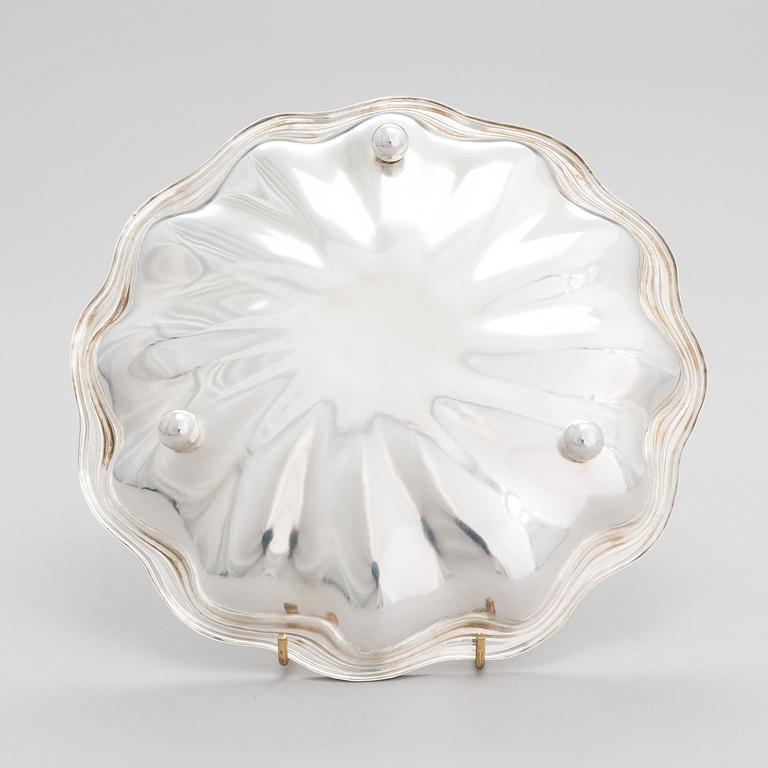 A Spanish silver bowl, approx. mid-20th century.