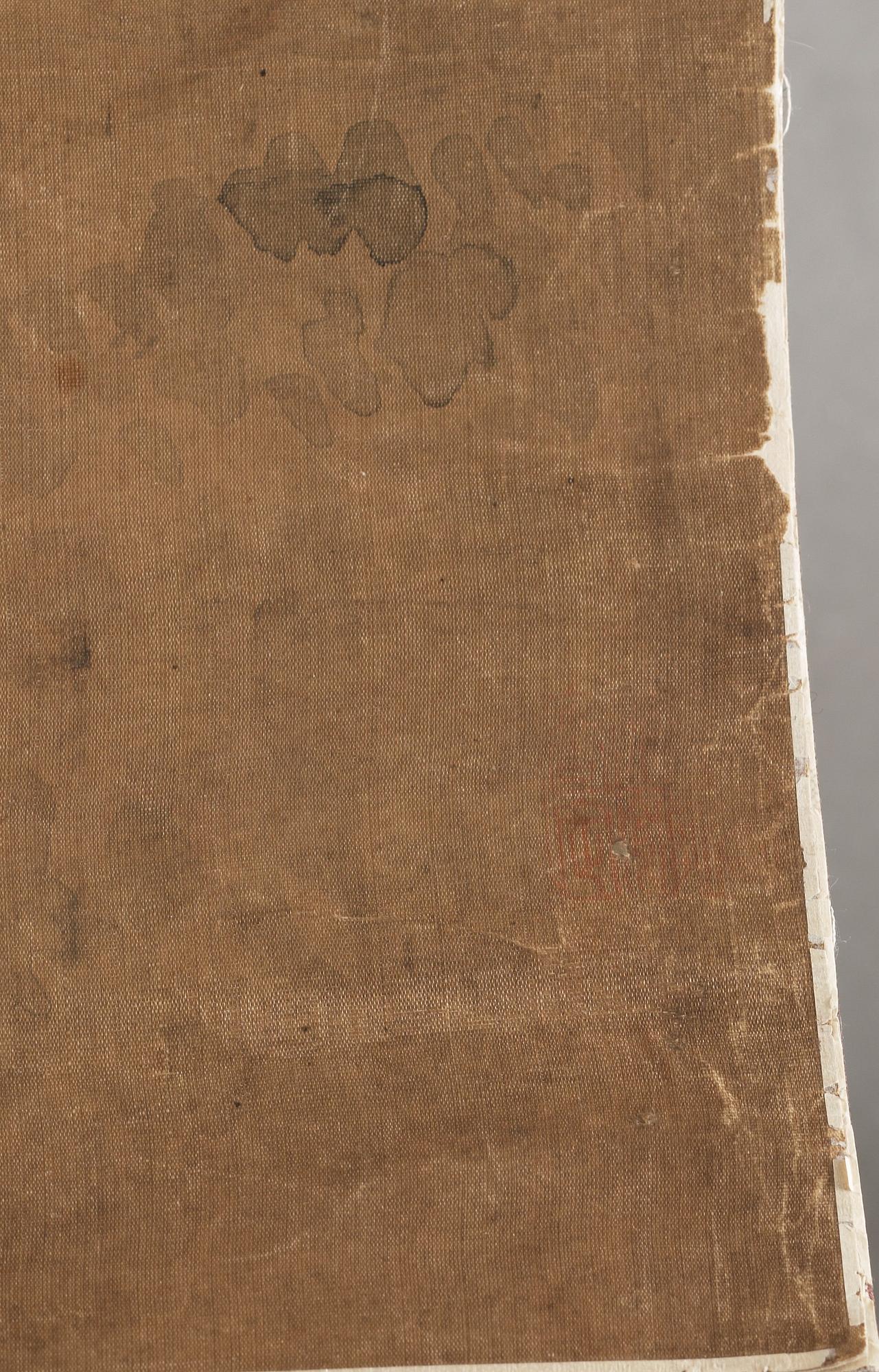 RULLMÅLNING, fåglar och blommor, Qingdynastin, 1700-tal, signerad Lan Ling.