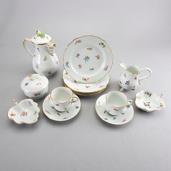 A 12 pcs Mesissen porcelain service.