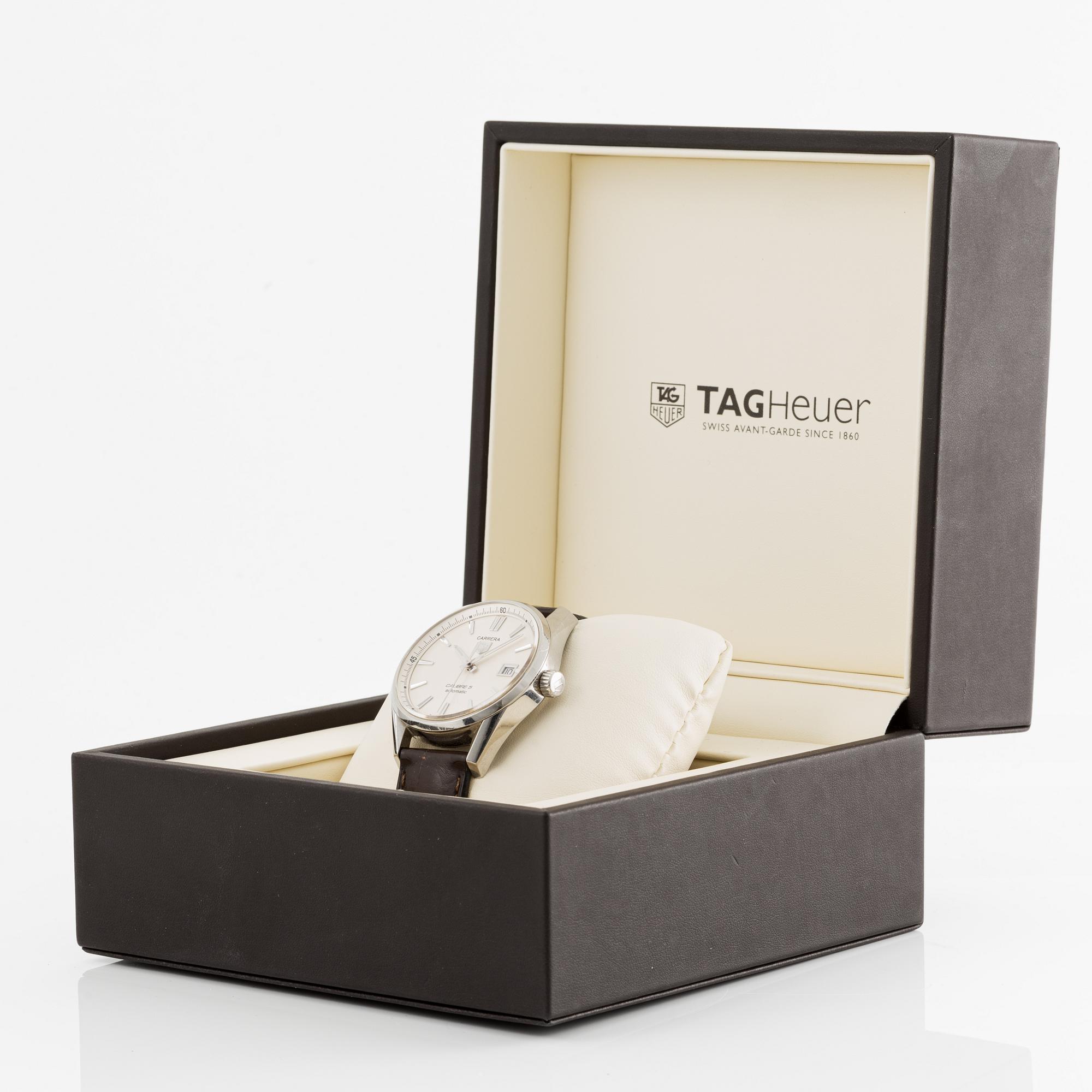 Tag Heuer, Carrera, wristwatch, chronograph, 39 mm.