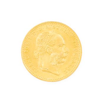 Gold coin, Austria-Hungary, 1 Ducat, 1915.